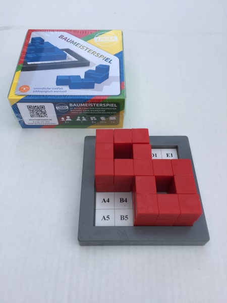 Baumeisterspiel klassik - rot -