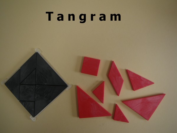 Tangram - schwarz -